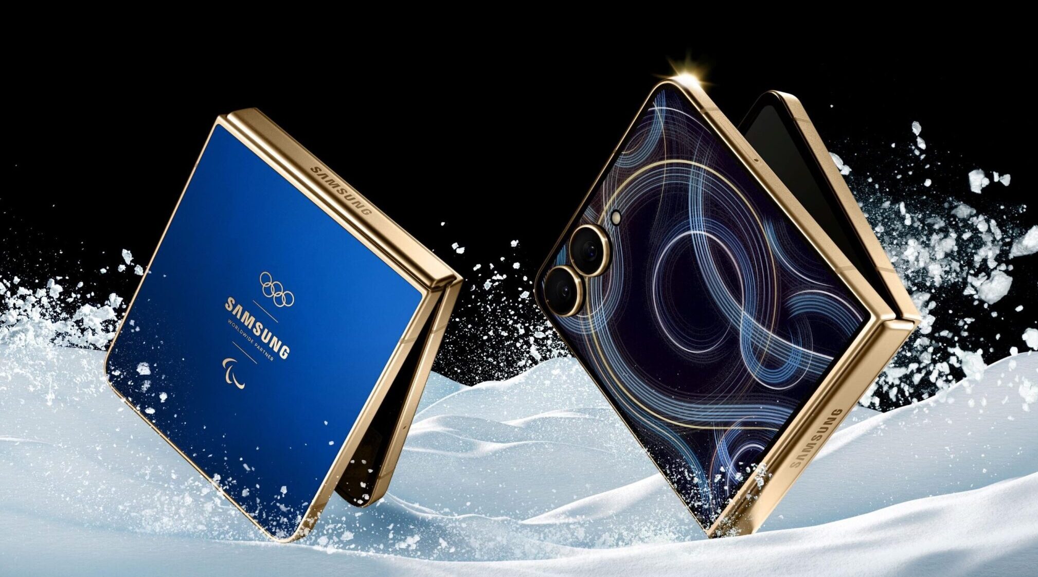 Exkluzív Galaxy Z Flip7 kíséri az olimpikonokat Milánóban