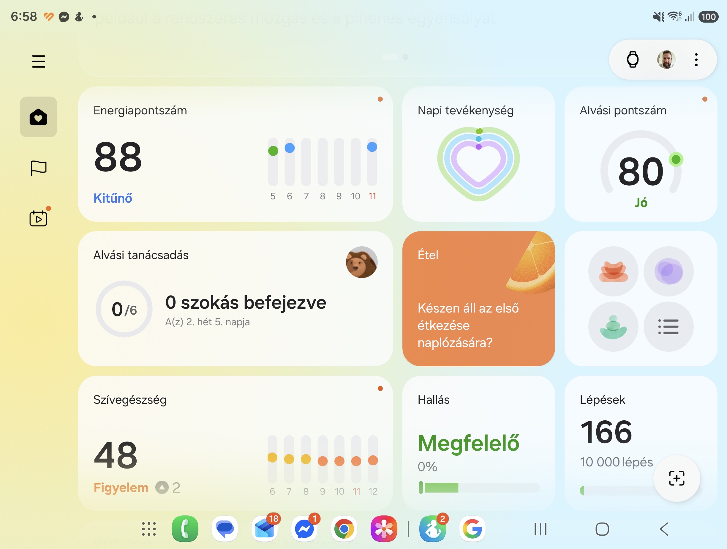 A Samsung Healtth Magyarországon pedig minden Samsung mobilon alapértelmezetten telepítve érkezik.